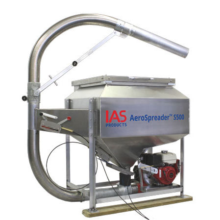 Система кормления с бункером - AeroSpreader™ S500 - iasproducts - с пушкой / для аквакультуры / для выращивания моллюсков и ракообразных