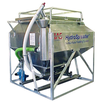 Система кормления с бункером - HydroSpreader™ - iasproducts - для аквакультуры / плавучая