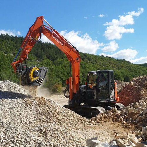 Камнедробилка с гидравлическим регулятором - MB-C50 S4 - MB Crusher - для виноградников