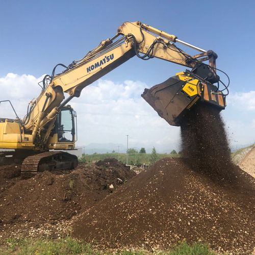 Просеивающий ковш - MB-HDS320 - MB Crusher - для демонтажных работ / для экскавации / для дорожно-строительной техники