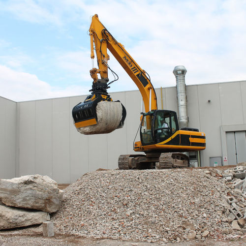 Сельскохозяйственный бревнозахват - MB-G1500 S4 - MB Crusher - для подъемного крана / для разгрузочно-погрузочных работ