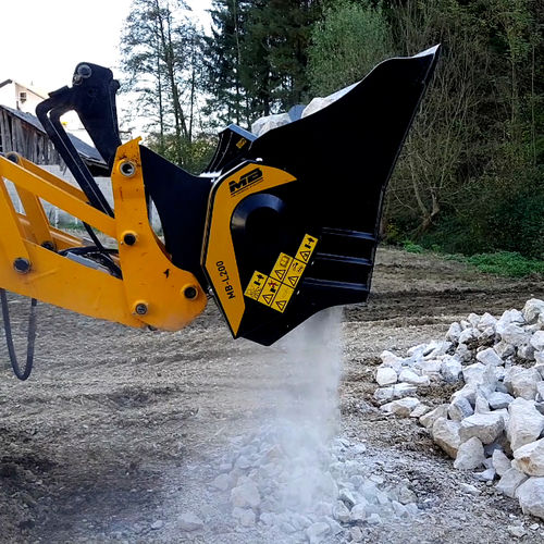 Камнедробилка с гидравлическим регулятором - MB-L200 S2 - MB Crusher