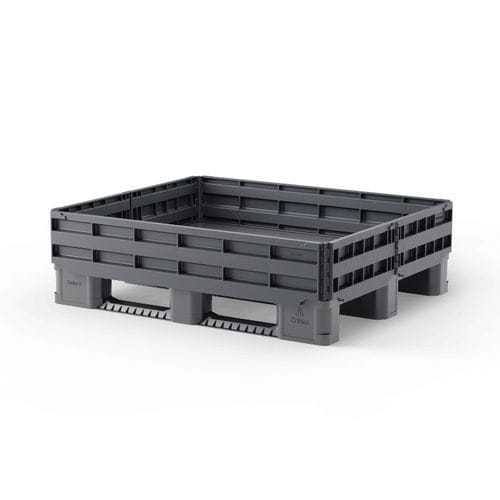 Складной ящичный поддон - CabFrame 1210 - Cabka Group GmbH - из пластика / легкий / из перерабатываемых материалов
