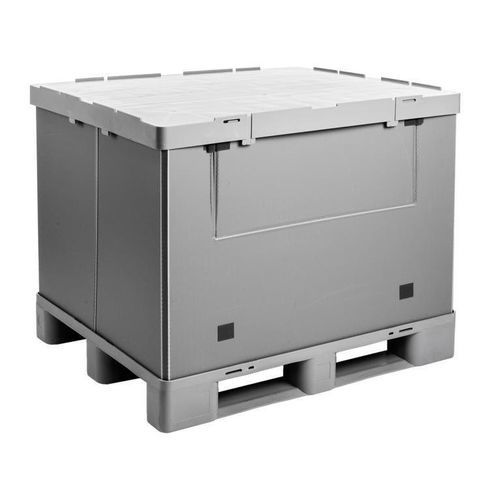 Ящичный поддон из пластика - CabCube HyQ 1210 (1210 3R) - Cabka Group GmbH - с крышкой / гнездовой / штабелируемый