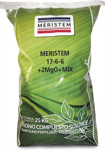 Удобрение с микроэлементами - 17-6-6+2MgO+Mix - Quimicas Meristem S.L. - NPK / богатое цинком / борный концентрат