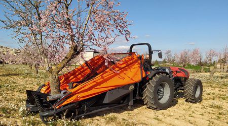 Вибратор для сбора урожая для фруктов - VTS series - agromelca - навесной / гидравлический / низкий вал