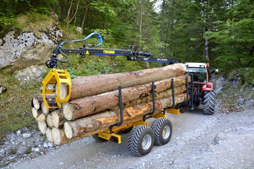 Прицеп самозагружающийся - FB90-2WD - FTG | Källefall - двухосный / лесохозяйственный / 9 тонн
