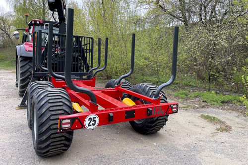 Прицеп самозагружающийся - FB100-2WD - FTG | Källefall - двухосный / лесохозяйственный / 10 тонн