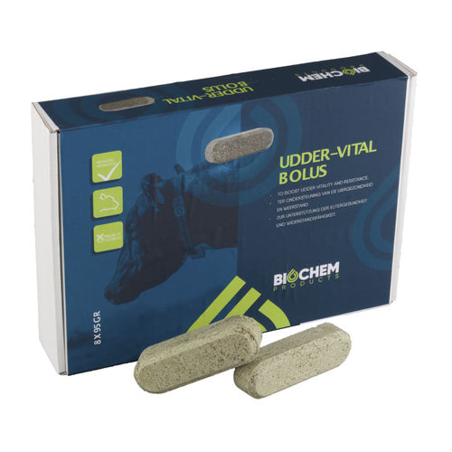 Болюс питание - UDDER VITAL - Biochem Products - для крупного рогатого скота / корректор недостаточности / внутрирубцевой