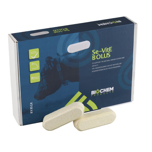 Болюс питание - SE-VITE  - Biochem Products - для крупного рогатого скота / внутрирубцевой / органический