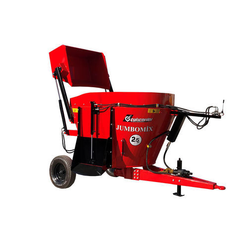 Вертикальный винтовой смеситель - JUMBOMİX 2.5M - Çokcanlar Agricultural Machinery - прицепной / с боковой разгрузкой / простой винт