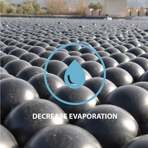 Плавучее покрытие для оросительного бассейна - EVAPORATION Control - Panal Flotante S.L.U - пластмасса / из полиэтилена / для орошения