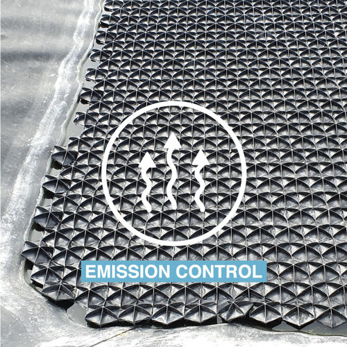 Плавучее покрытие для мусора - ODOR & EMISSION Control - Panal Flotante S.L.U - для фильтрационных вод свалок / для силосохранилища / для резервуаров очистки сточных вод