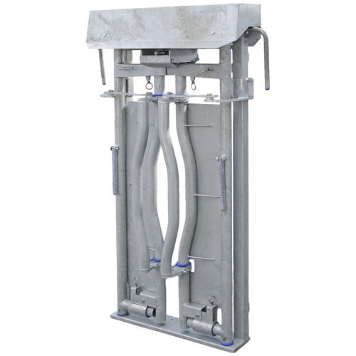 Станок для фиксации скота для крупного рогатого скота - Sturdy Built Manufacturing,LLC - с ручным зажимом