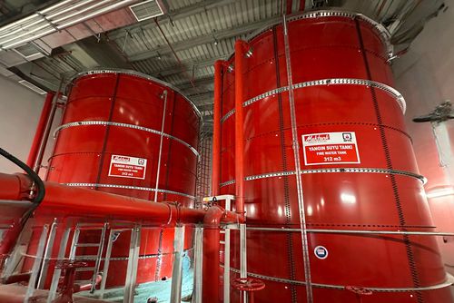 Резервуар для воды - FBE-1500V - MEKTANK MEKANIK SISTEMLER SAN. VE TIC. LTD.STI. - из металла / промышленный / для хранения