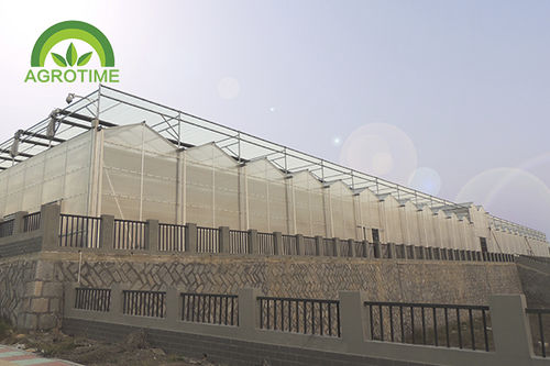 Теплица венло - CMV1045 - CHINA AGROTIME - из пластика / из стекла / с водосточным желобом