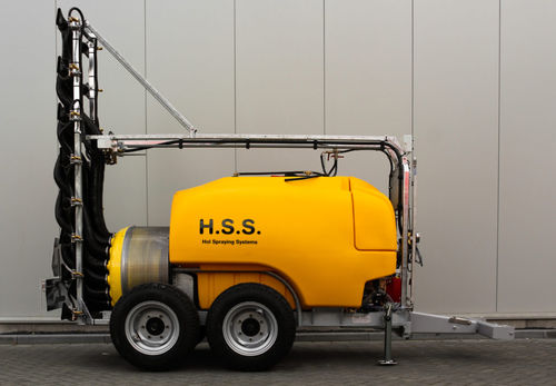 Прицепной опрыскиватель - CF1500 - Hol Spraying systems ( HSS ) - для фруктового сада / со складывающейся ручкой