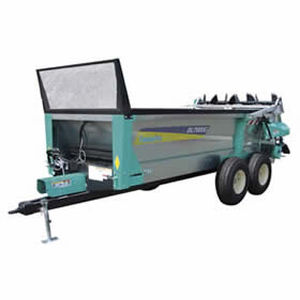 Прицепной разбрасыватель навоза - DL7000G - TAKAKITA CO.,LTD. - с горизонтальными щетками / тандем / компост