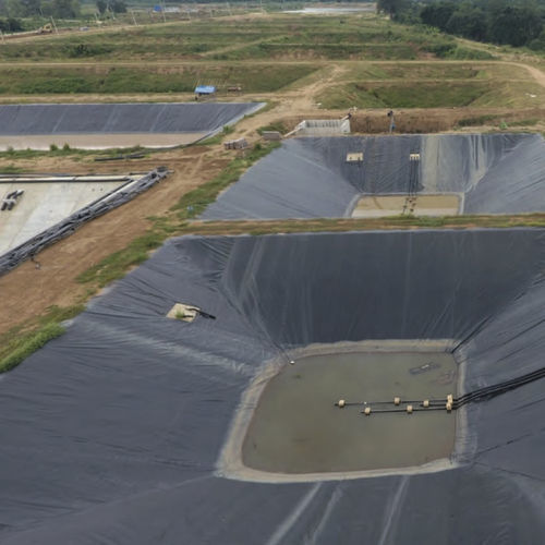 Защитный чехол из полиэтилена - Geomembrane - Hyma Plastic - анти-УФ / многослойный / с двойной мембраной