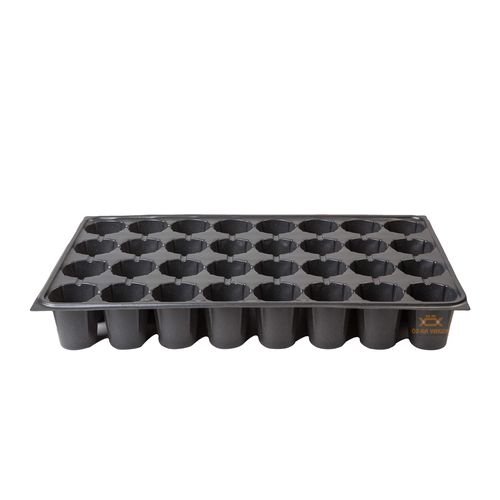 Поднос с ячейками из пластика -  F32Y - ÖZ-KA VAKUM PLASTİK AMBALAJ VE MAKİNA KALIP SAN.TİC.LTD.ŞTİ. - из перерабатываемых материалов / круглый