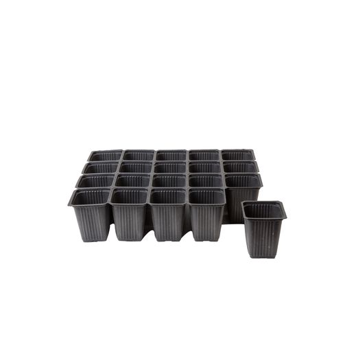 Поднос с ячейками из пластика - F20K - ÖZ-KA VAKUM PLASTİK AMBALAJ VE MAKİNA KALIP SAN.TİC.LTD.ŞTİ. - из перерабатываемых материалов / квадратный