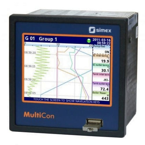 Регистратор данных для измерения температуры - MULTICON CMC-99 - Metri Measurements - промышленный / компактный / с сенсорным экраном