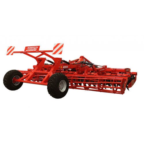 Прицепной дисковый культиватор - TOSCANO Agricultural Machinery - навесной / 1 секция / с полевым катком