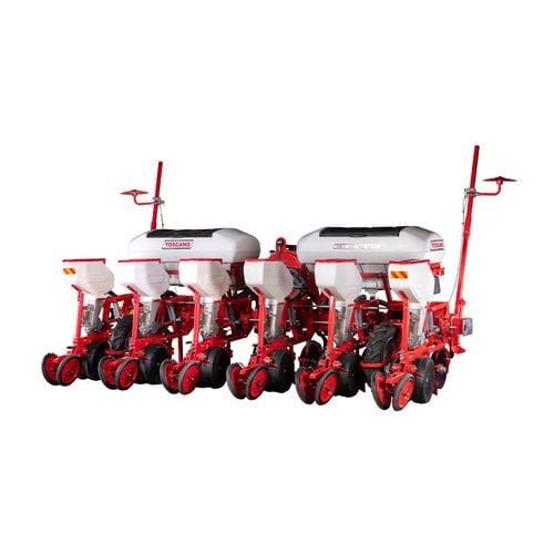 Пневматическая сеялка точного высева - TOSCANO Agricultural Machinery - дисковая / 6 рядов / 4 ряда