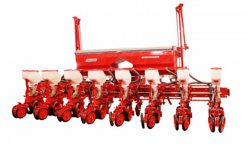 Пневматическая сеялка точного высева - TOSCANO Agricultural Machinery - дисковая / 8 рядов / для установки на трактор