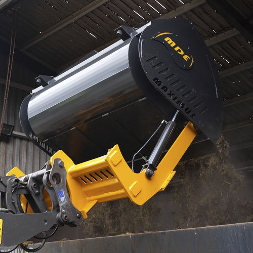 Ковш с высокой разгрузкой - MDE Machinery Ltd - погрузчик-раздатчик силоса