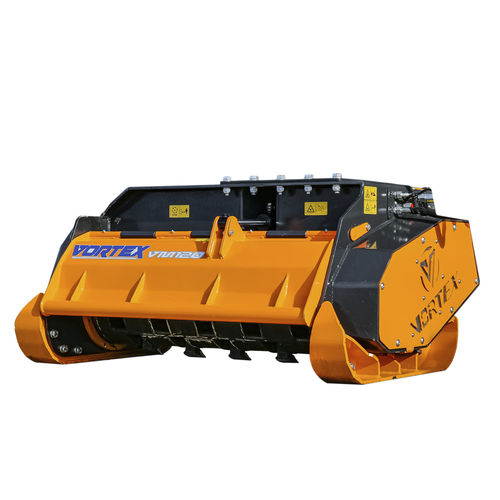 Установленный мульчер на экскаваторе - Vortex VM120 - MDE Machinery Ltd - молотковый / гидравлический
