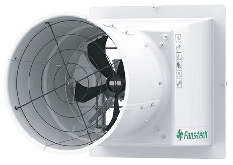 Вентилятор для сельскохозяйственных зданий - AF455B2-070-00 - Guangdong Fans-tech Agro Co., Ltd - для свиноводческих ферм / для вольера / для циркуляции воздуха