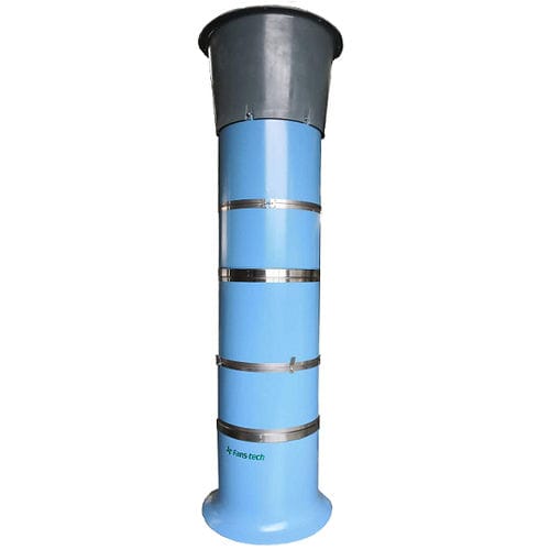 Подводящая вытяжка дымохода - GF625V3-077-00 - Guangdong Fans-tech Agro Co., Ltd - с клипсой / для сельскохозяйственного здания