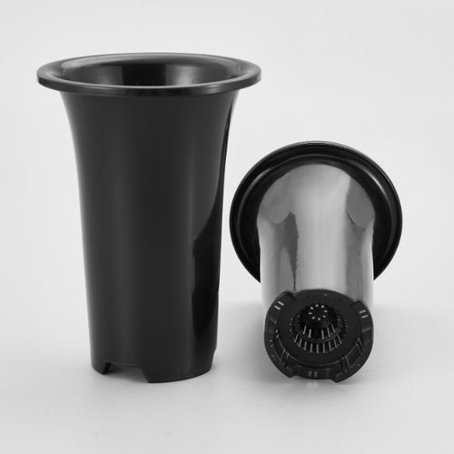 Горшок из пластика - Orchid - Jiangsu Grow-Green Agriculture Co., Ltd. - круглый / декоративный / черный