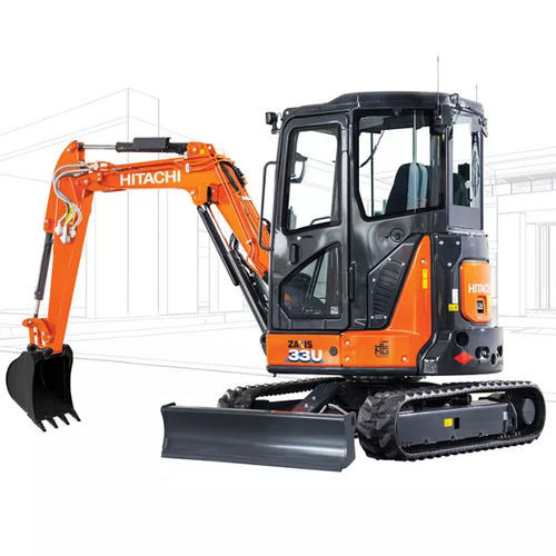 Гидравлический экскаватор - ZX33U-6 - Hitachi Construction Machinery (Europe) - мини / с лезвием