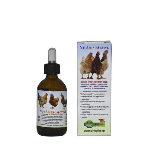 Кормовая добавка для животных - VITAMINO ACTIVE - S.I.N. HELLAS - для домашней птицы / витамины / жидкость