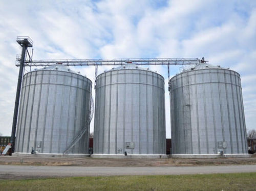 Зернохранилище для злаковых - TCK series - SRON SILO ENGINEERING - из стали / с плоским дном