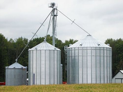 Зернохранилище для злаковых - TCZK series - SRON SILO ENGINEERING - для пшеницы / из стали / с бункером