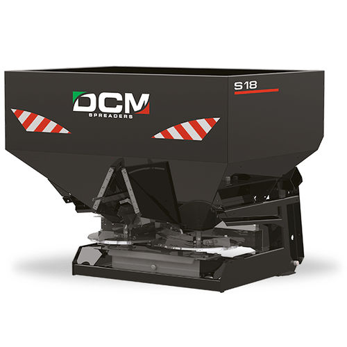 Навесной разбрасыватель удобрений - S18 series - DCM Spreaders - твердый / двойной диск / для профессионального использования