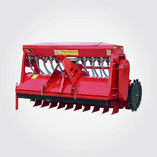 Механическая линейная сеялка - Happy - KS Agrotech Pvt. Ltd. - для установки на трактор / сцепка на три точки / с системой подачи удобрений