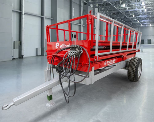 Тележка для сбора урожая для фруктового сада - EMT 30 - ELİBOL / AGRO TİGER - самоходная / регулируемая по высоте