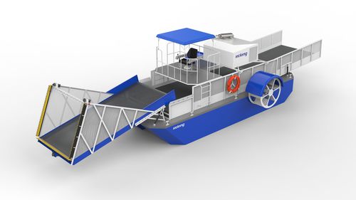 Уборочная машина подводная лодка для сбора водорослей - AWH1600 - Relong - катер / с электродвигателем