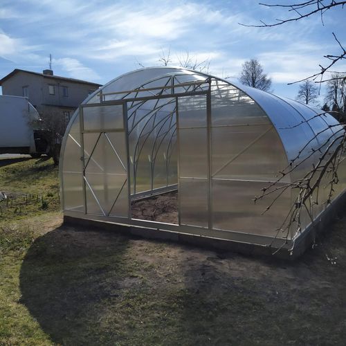 Туннельная теплица - ES 4 - Ecoslider Greenhouses and PremiFarm Aeroponic Vert - стальная конструкция / со стальной конструкцией