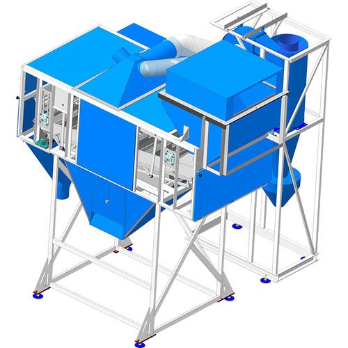Машина предварительной очистки для злаковых - SPO - SPC Aeromeh Ltd - на основе вибрирующего сита / сепаратор
