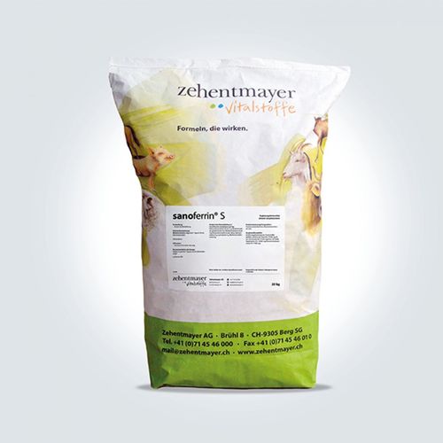 Кормовая добавка для животных - sanoferrin S - Zehentmayer Vitalstoffe - для свинины / железная / в форме порошка