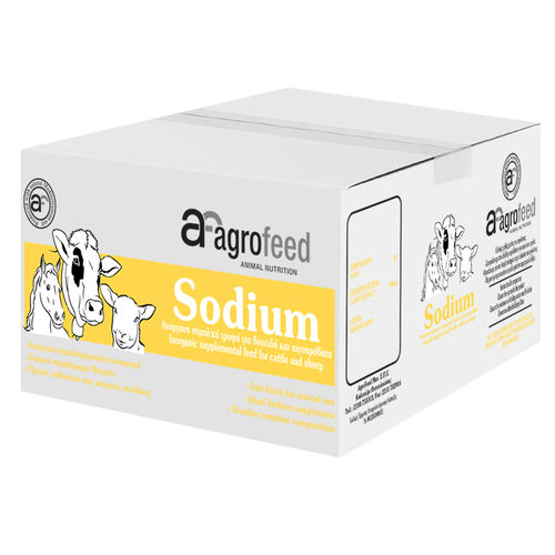 Лизунец для крупного рогатого скота - SODIUM  - Agrofeed - для лошадей / для овец / для коз