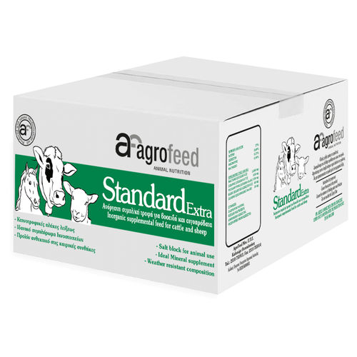 Лизунец для крупного рогатого скота - STANDARD EXTRA - Agrofeed - для лошадей / для овец / для коз