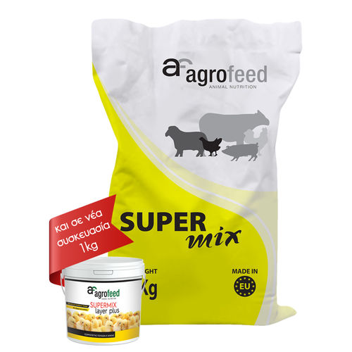 Кормовая добавка для животных - SuperMix Layer Plus - Agrofeed - для домашней птицы / витамины / кальций