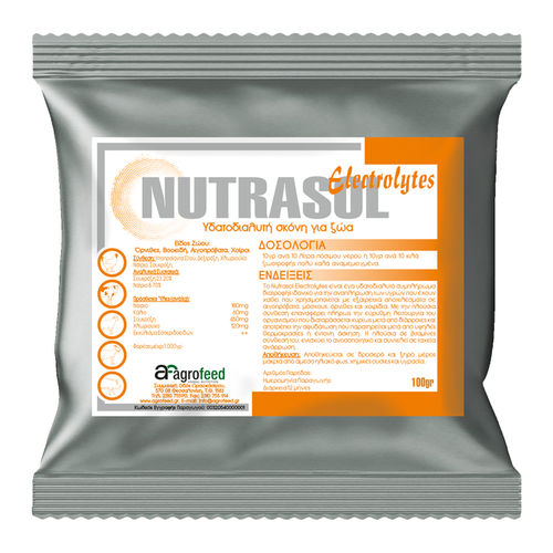 Растворимая кормовая добавка в воде - Nutrasol Electrolytes - Agrofeed - для животных / для домашней птицы / для овец