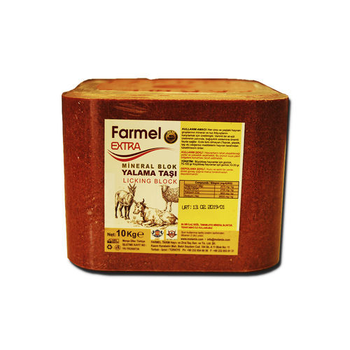 Лизунец для крупного рогатого скота - EXTRA - FARMEL TARIM HAYVANCILIK YEM VE ZIRAI ILAC SANAYI VE TICARET LIMITED SIRKETI - с солью / с фосфором / с магнием